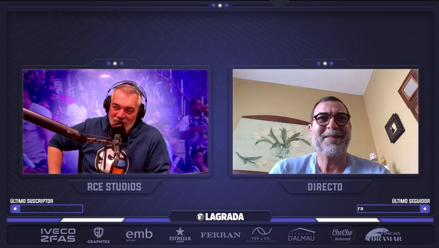 Hoy en 'La Grada Ràdio': Golpe de efecto o debacle; el Espanyol se mide a su destino contra el Valladolid. La suma de cedidos y hombres que acaban contrato, un coctel explosivo 2 sebas herrera grada radio 1