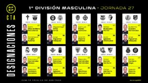 ÁRBITROS | El RCD Espanyol - Girona FC será dirigido por Cordero Vega en la Jornada 27 1 Arbitros Jornada 27 Espanyol