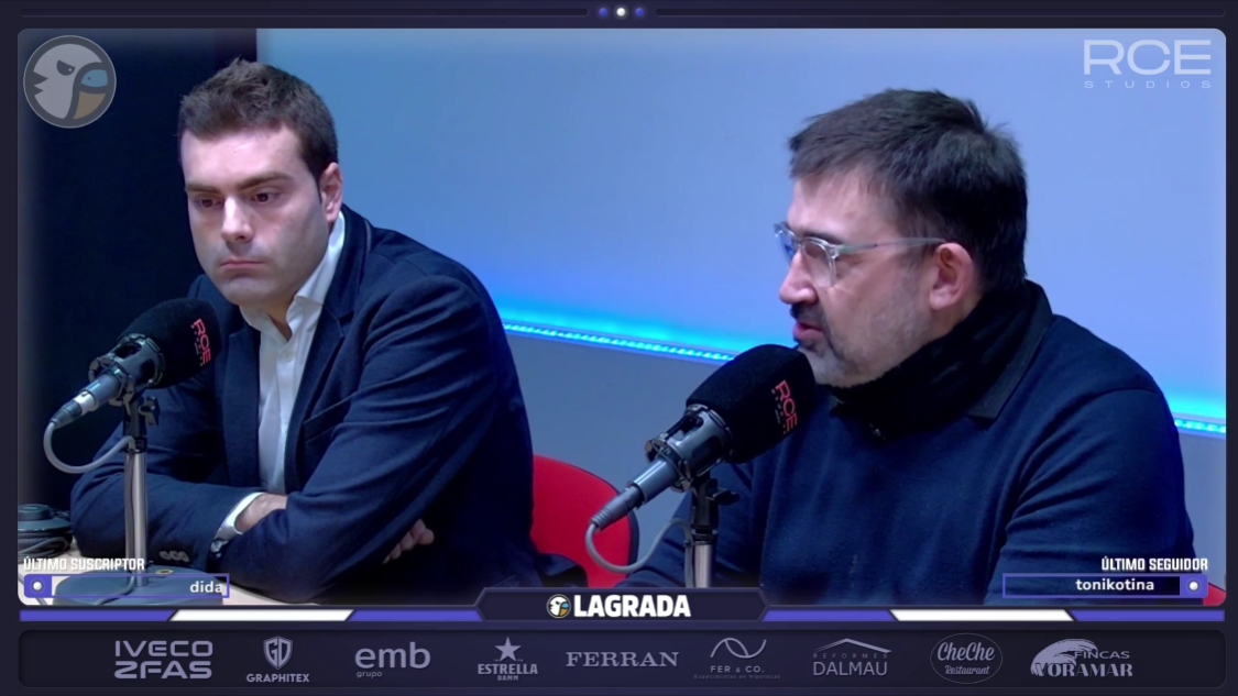 Hoy en 'La Grada Ràdio': Lo del Espanyol en Mallorca huele muy mal; la persecución de Del Cerro Grande y Quintero González al RCDE 5 jordi bachs grada radio