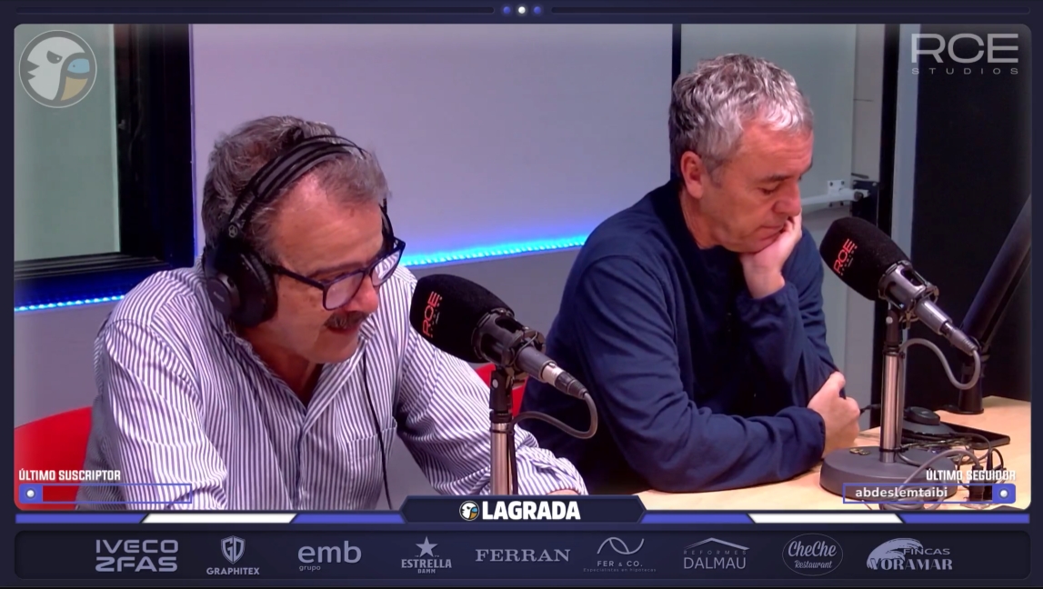 Hoy en 'La Grada Ràdio'... Abril, mes de supervivencia para el Espanyol: ¿el peor calendario de todos?; Florin Tănase, ¿rumbo a Cornellà? 6 paco lopez grada radio