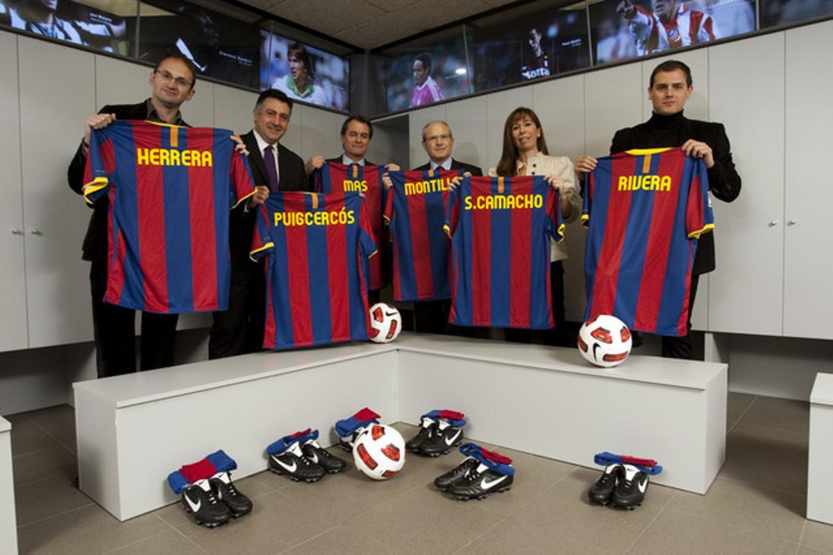 ¿Debe Illa esconder su espanyolismo mientras otros ondeaban la bufanda del Barça sin pudor? 1 2010 candidatos generalitat barca