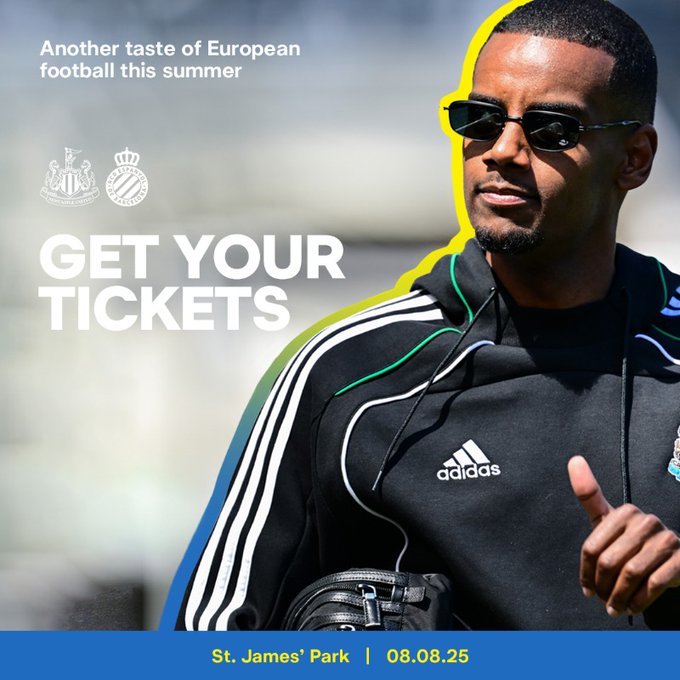 El Newcastle la lía con su cartel anunciando la venta de entradas del amistoso ante el Espanyol 2 carteles entradas newcastle