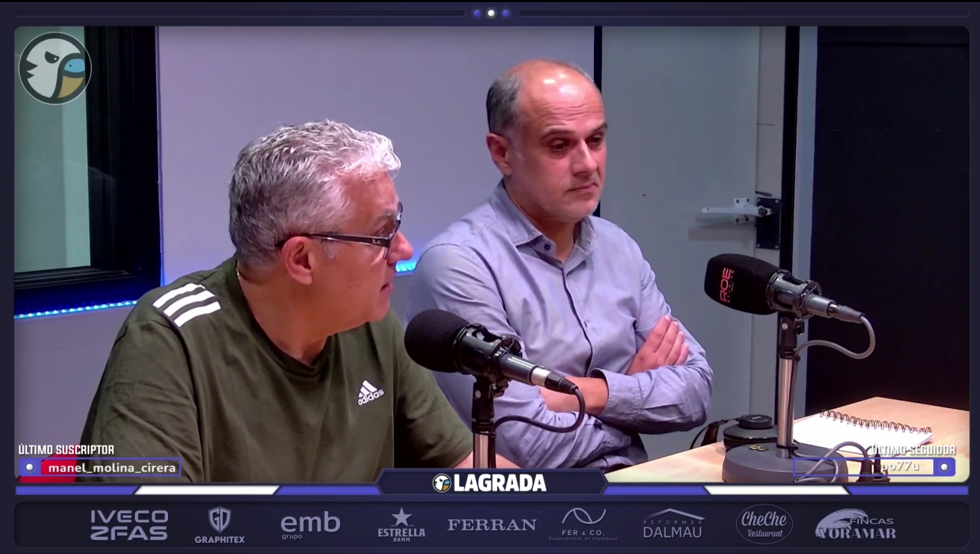 La tertulia | De ídolo a señalado: el reproche a Joan García por el daño provocado a la afición perica; Ángel García 'Cazurreando' dibuja un mercado lleno de obstáculos para el Espanyol 3 enric monge grada radio