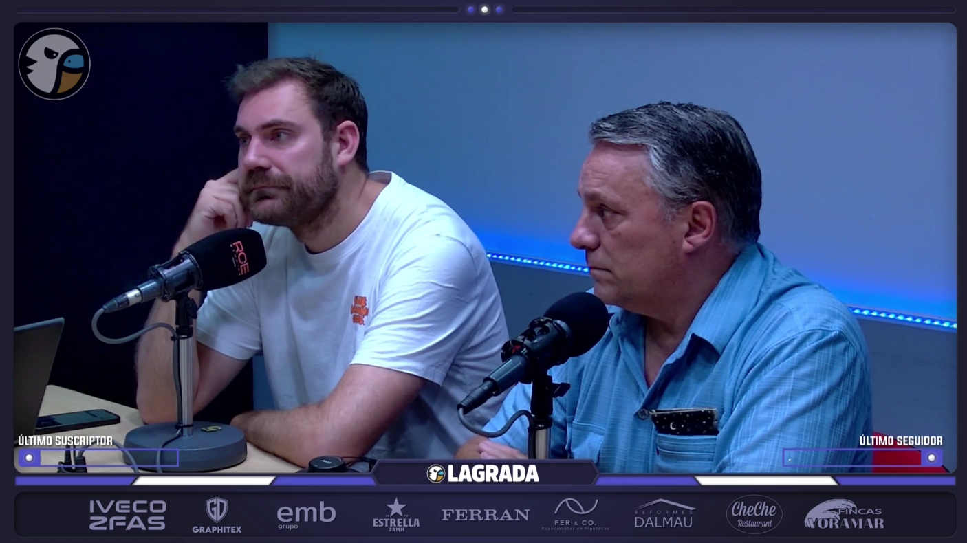 En la tertulia: tres candidaturas avanzadas para comprar el Espanyol; el debate sobre Roberto: ¿apuesta valiente o inversión arriesgada? 3 maymo grada