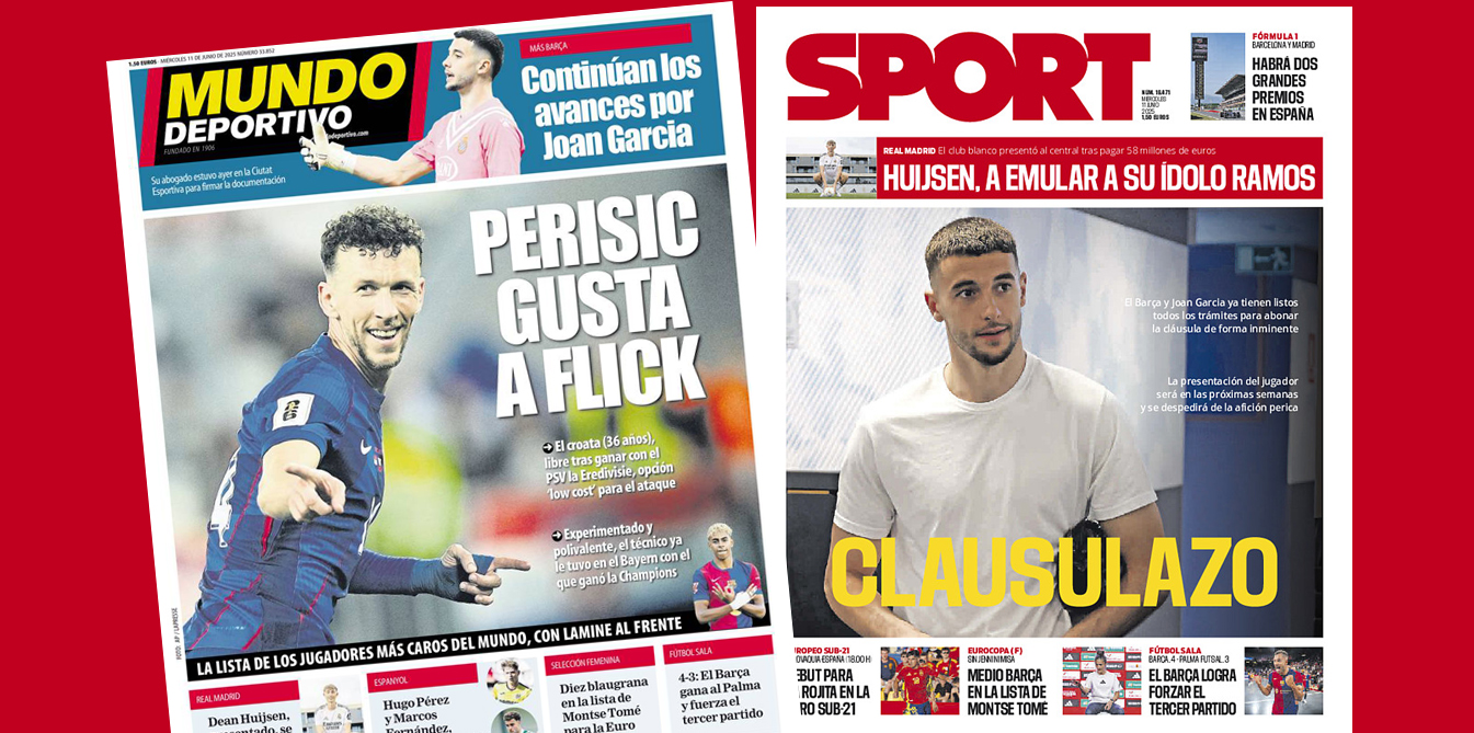 Hoy en 'La Grada Ràdio' | La espera del Espanyol por Joan García, que sigue sin salir, 3 fichajes sin sitio asegurado y los candidatos para el ‘9’ 1 portadas joan garcia barcelona 1