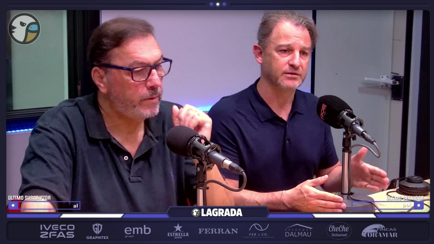 La tertulia | De beso al escudo… al beso de Judas: los coletazos del caso Joan García; Soly Sakal enfría el 'efecto Pace' y pone deberes: “El Espanyol necesita otra propuesta” 2 soly sakal grada radio