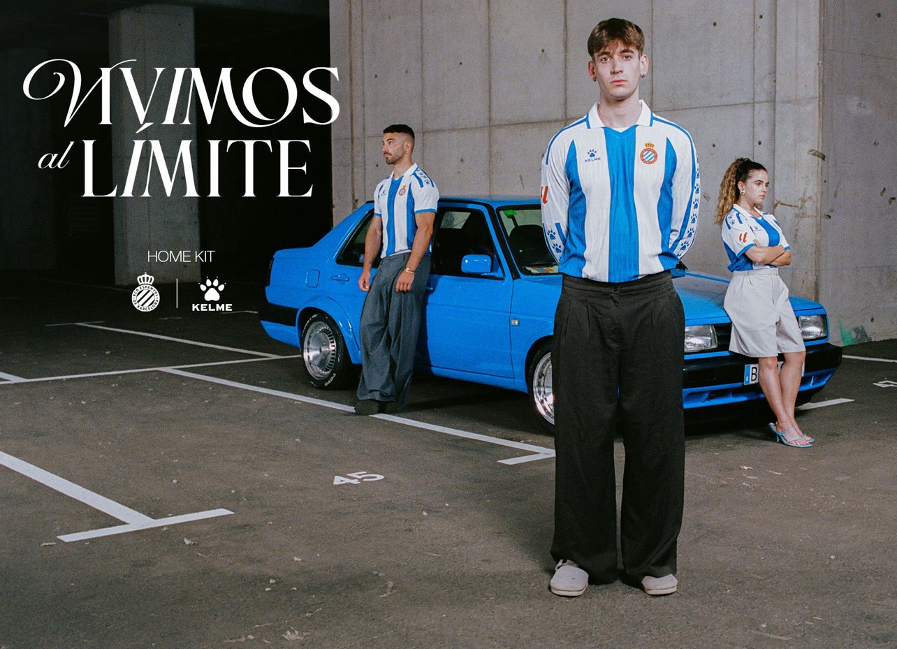 La razón por la que el Espanyol no hará camiseta retro este curso y sí la proyecta para el futuro 2 camisetas 25 26