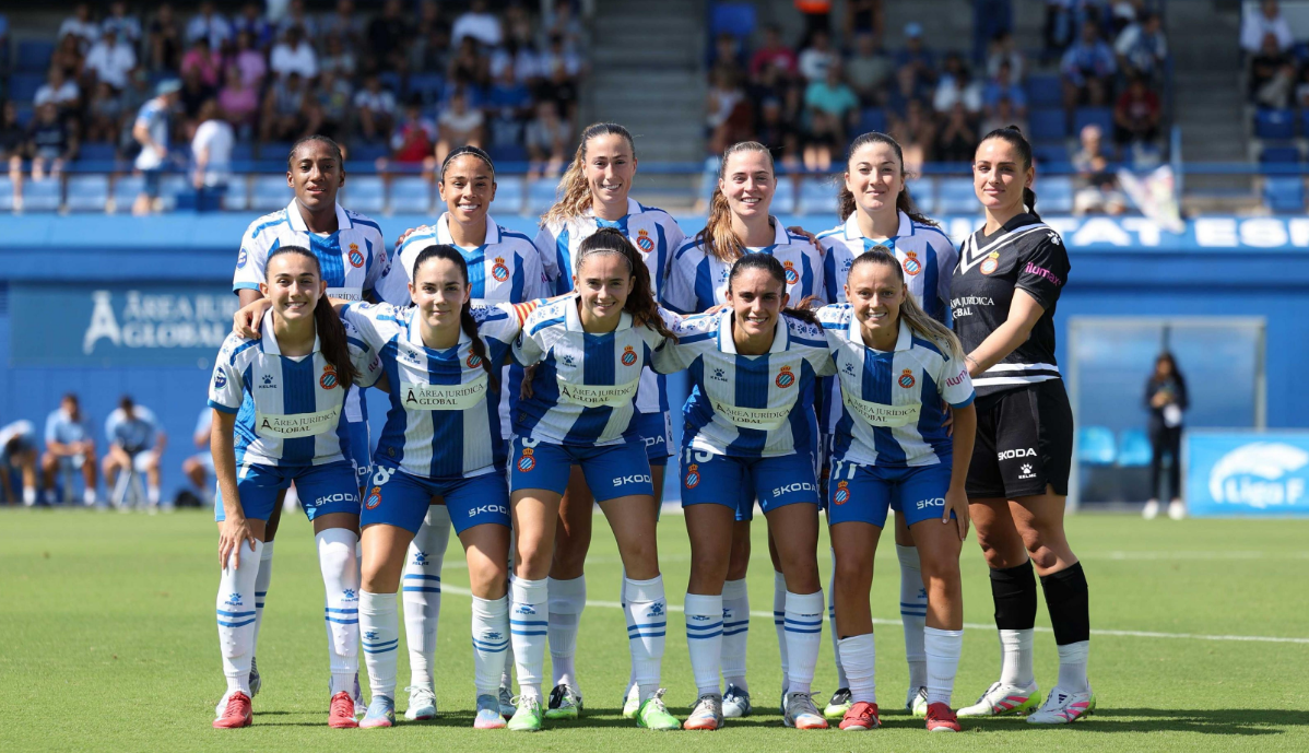 Primer once titular del Espanyol en Liga F contra el Atlético de Madrid