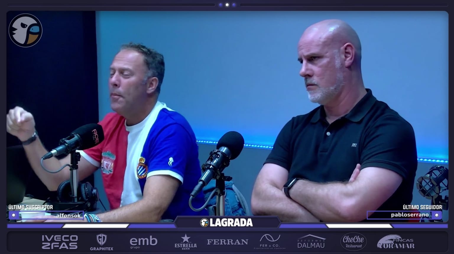 La Tertulia calienta el debut copero del Espanyol; orgullo perico, rabia culé y un aviso a Pace 1 javier osorio grada radio 1