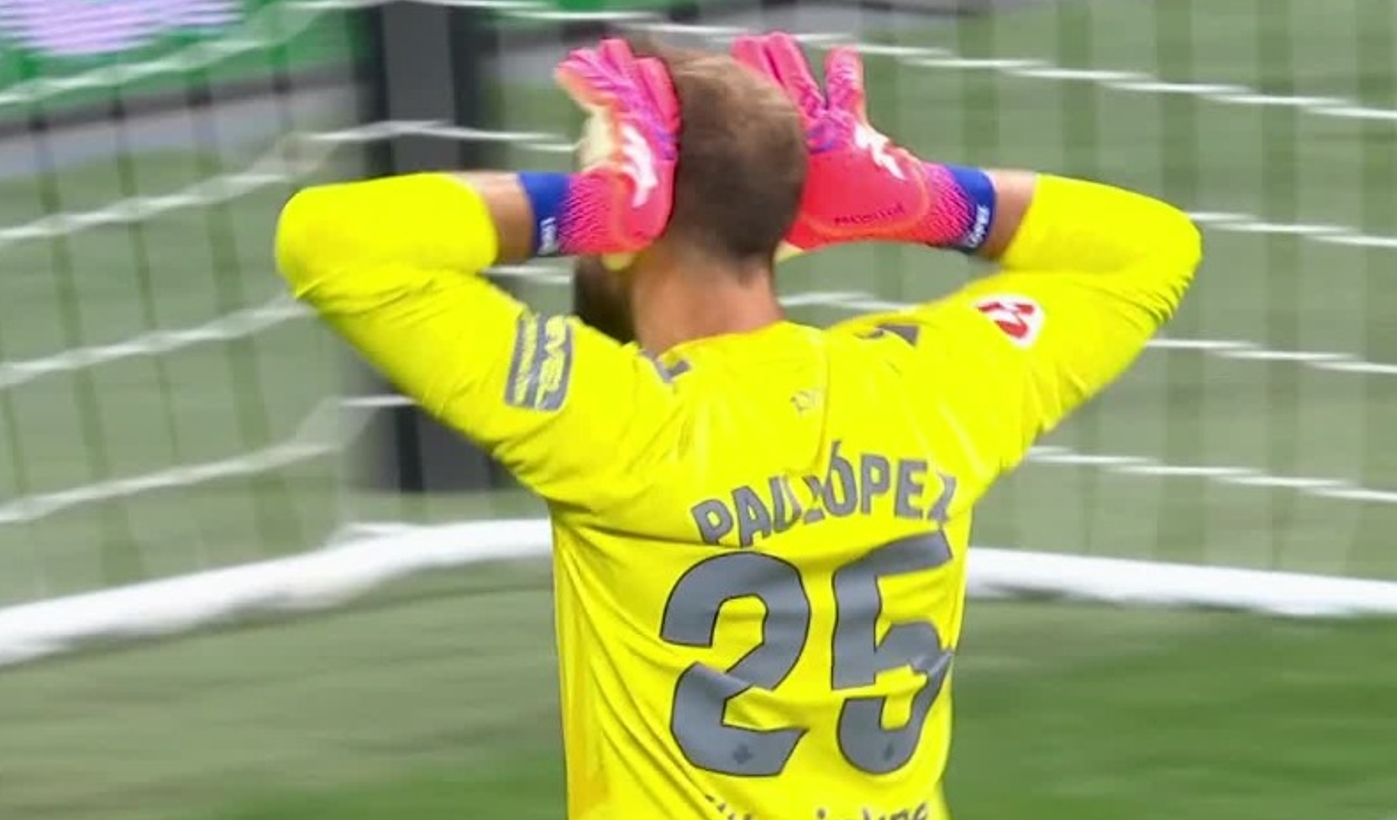 pau lopez gesto espanyol betis