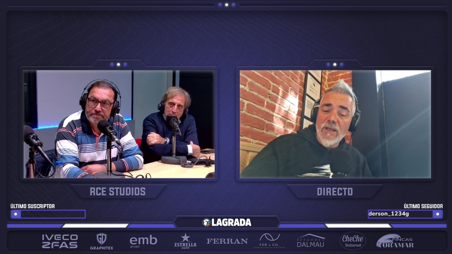 Entre las dudas sobre Chen, el ‘9’ imposible para el Espanyol, la reivindicación de Puado y el caso Garagarza: así ardió La Tertulia de La Grada Ràdio 2 bergada grada radio