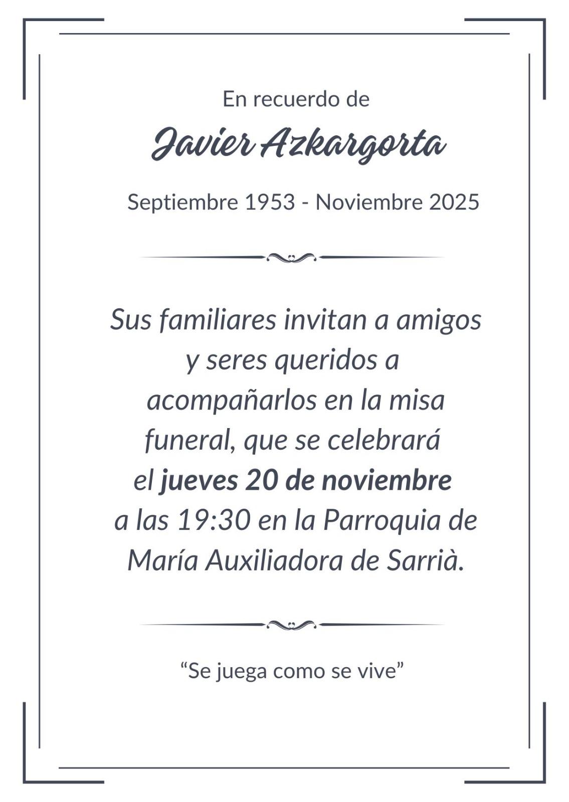 Emocionada despedida a Xabier Azkargorta 1 misa xabier azkargorta
