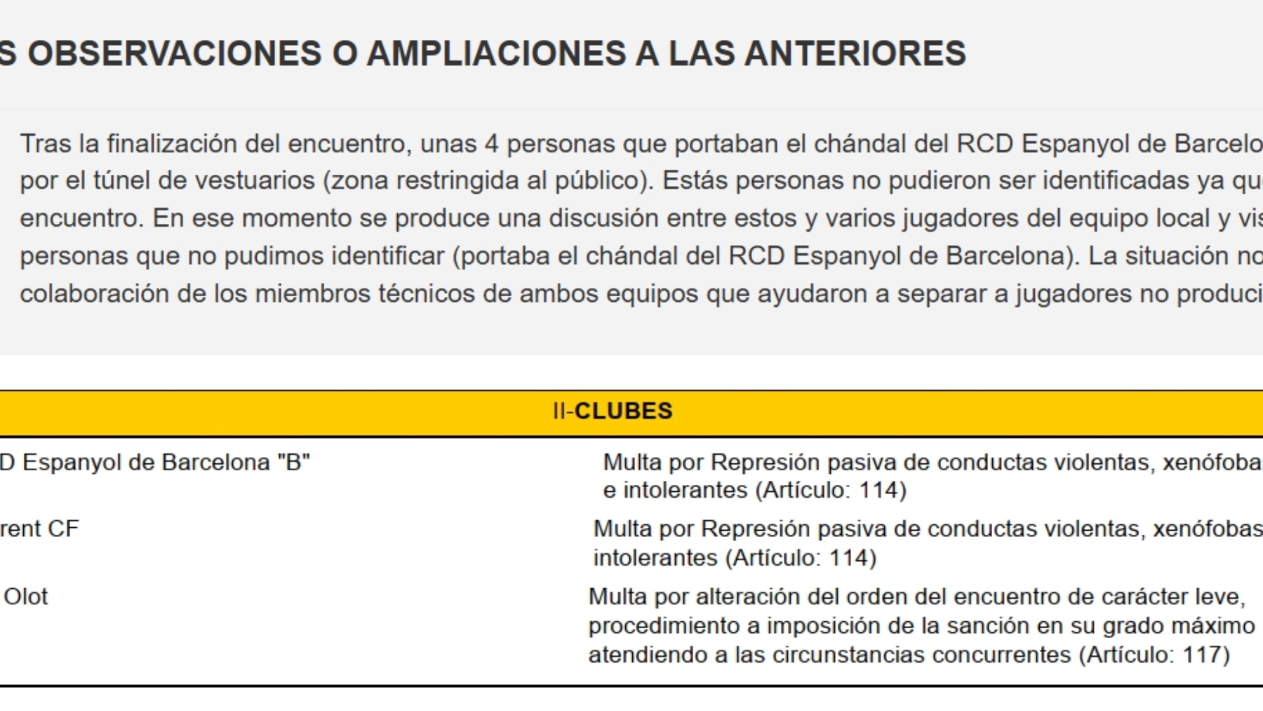multa derbi filiales