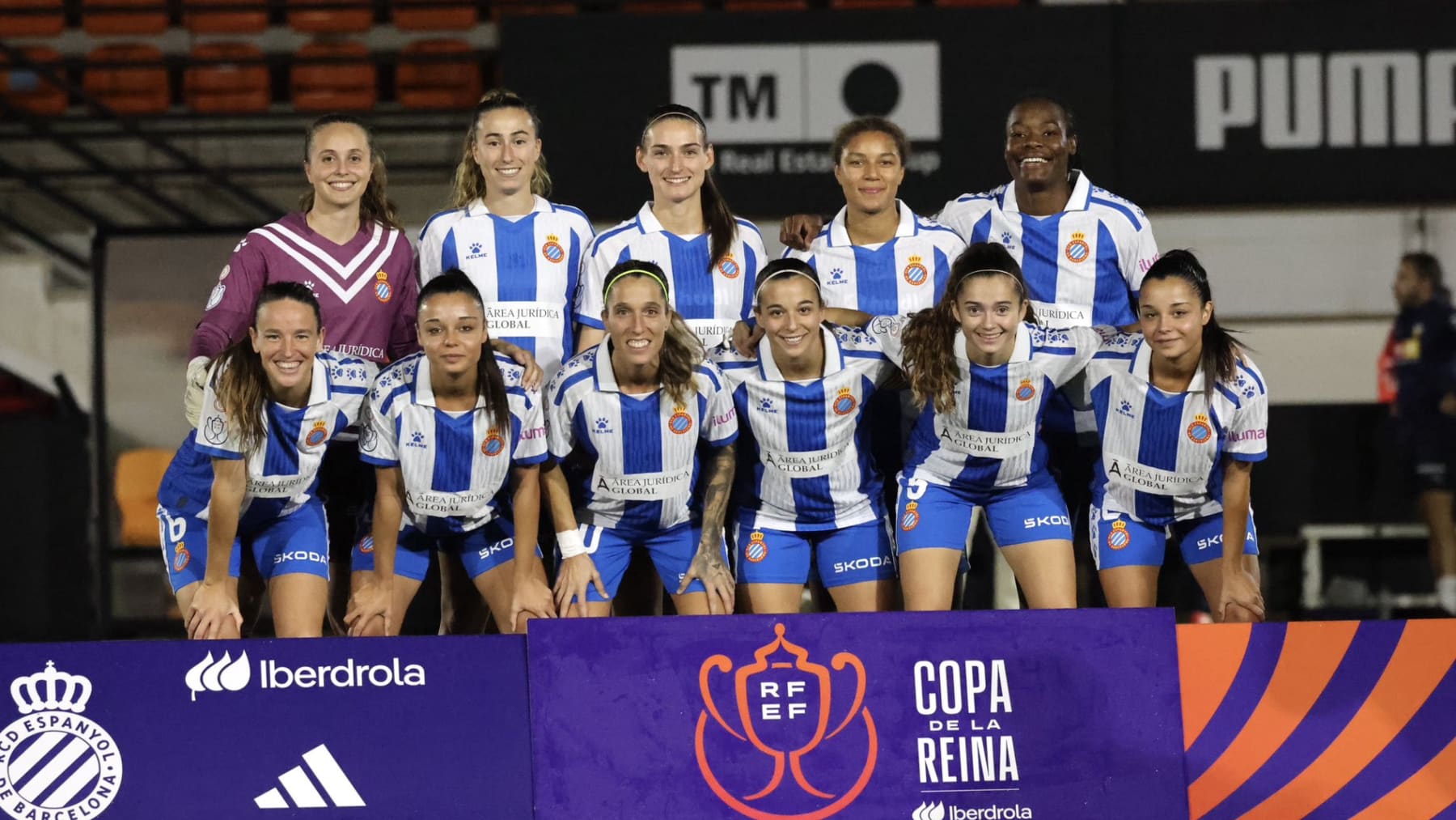 once inicial espanyol femenino valencia feminas copa de la reina
