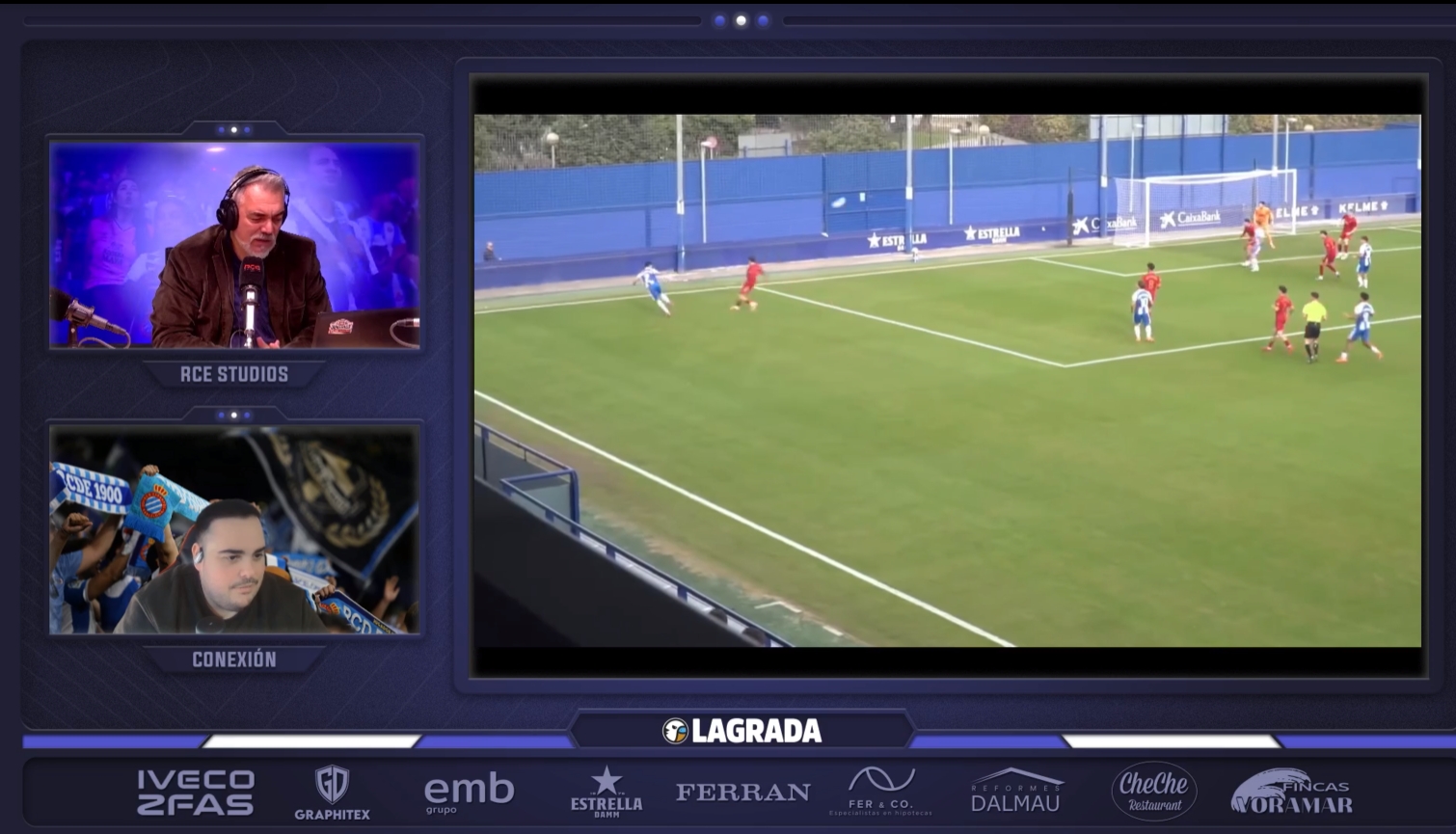 espanyol b valencia mestalla grada radio