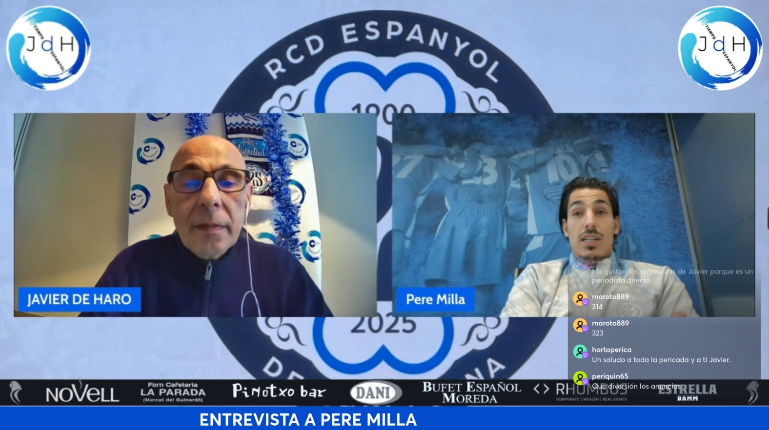 javier de haro entrevista pere milla