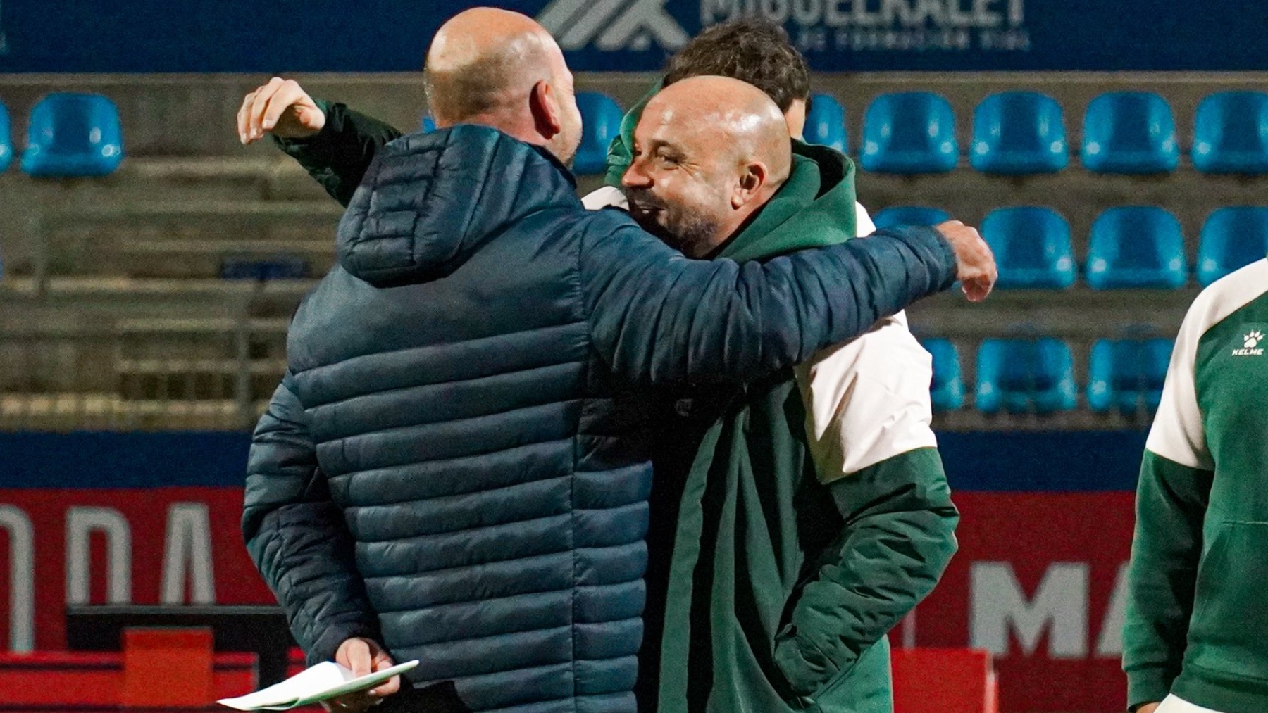 Luis Blanco, del Espanyol a tumbarlo en Copa: “Fue chocante no seguir en el RCDE” 2 manolo gonzalez luis blanco atletico baleares espanyol 2