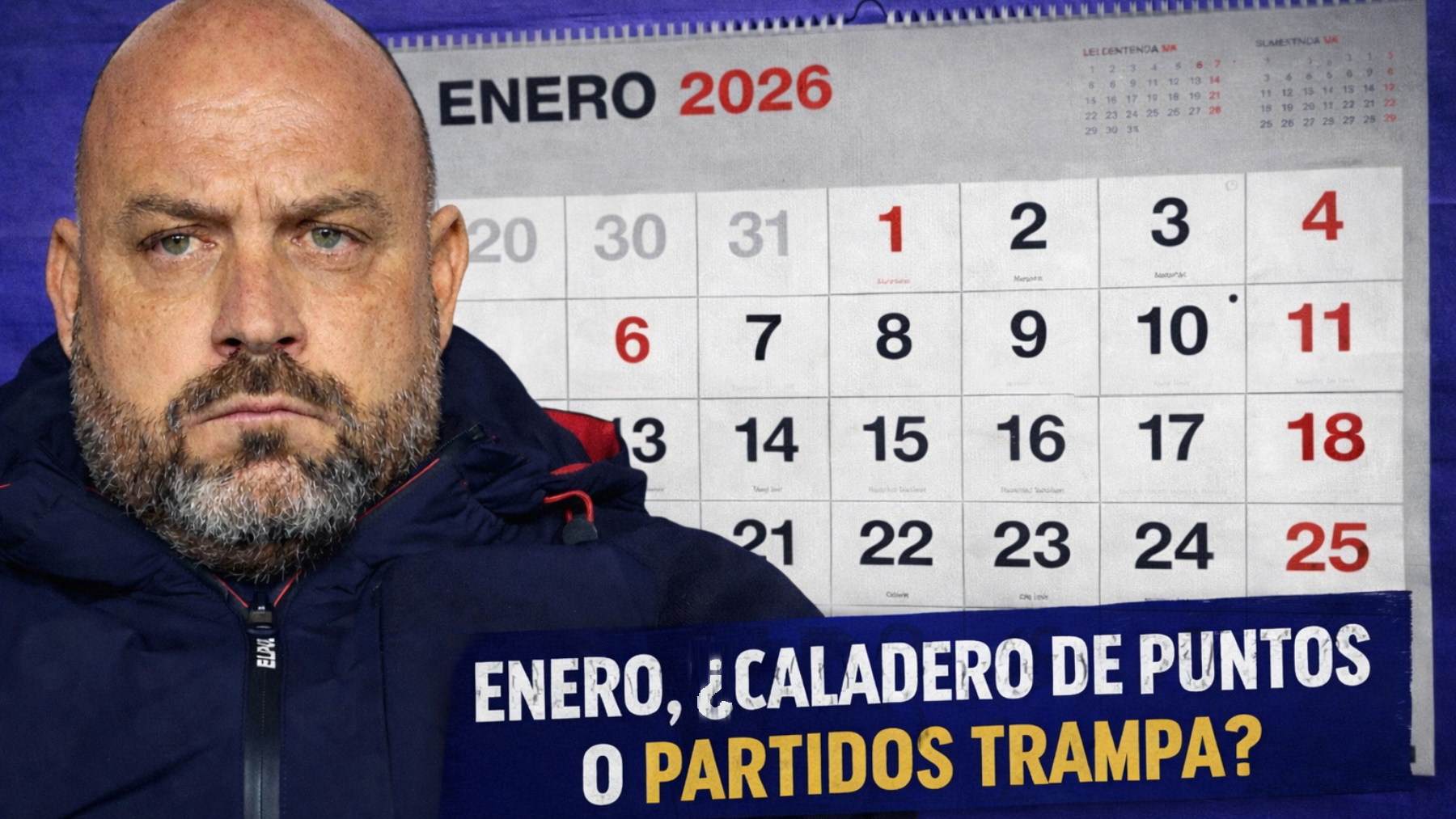 El Espanyol se agarra a Mestalla para cortar su crisis de resultados 4 MANOLO GONZALEZ ESPANYOL CALENDARIO ENERO 26JPG