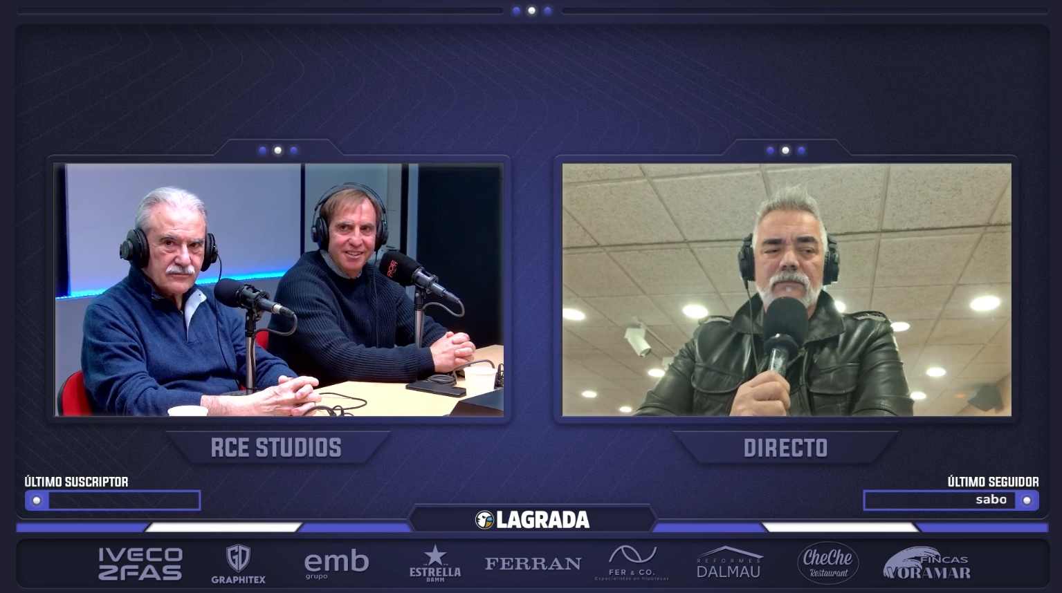 La Tertulia | La Grada Ràdio en modo derbi Espanyol - Barça: Manolo, el portavoz del club que no falla, y la vuelta a escena de la camiseta de 'The Negreiras' 1 luis navarrete grada radio