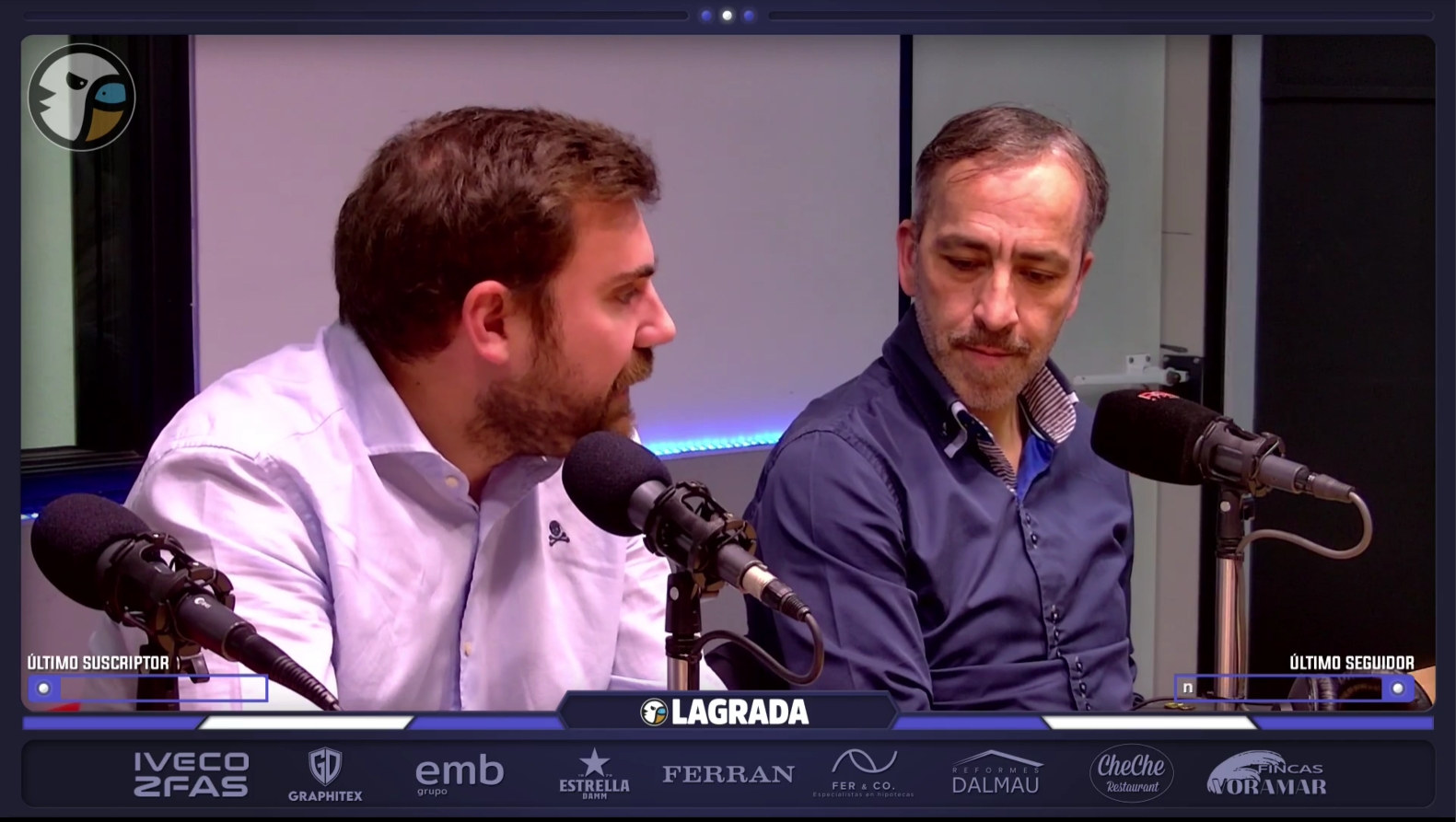 La Tertulia analiza el momento crítico del Espanyol: mala racha, pérdida de solidez, dudas de Àlex de Llano sobre la propiedad de Alan Pace replicados por Francesc Via y el debate sobre si el “manolismo” está en crisis 1 caseiro grada radio 1