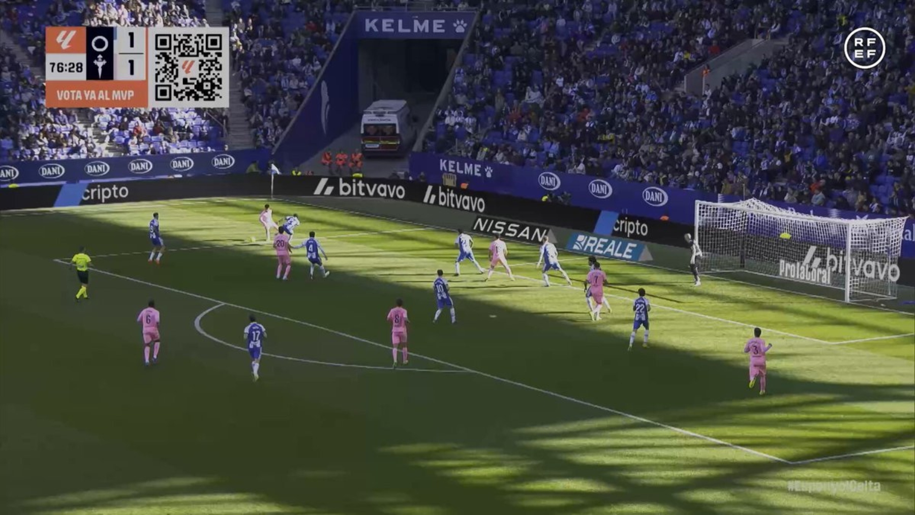 gol anulado espanyol celta