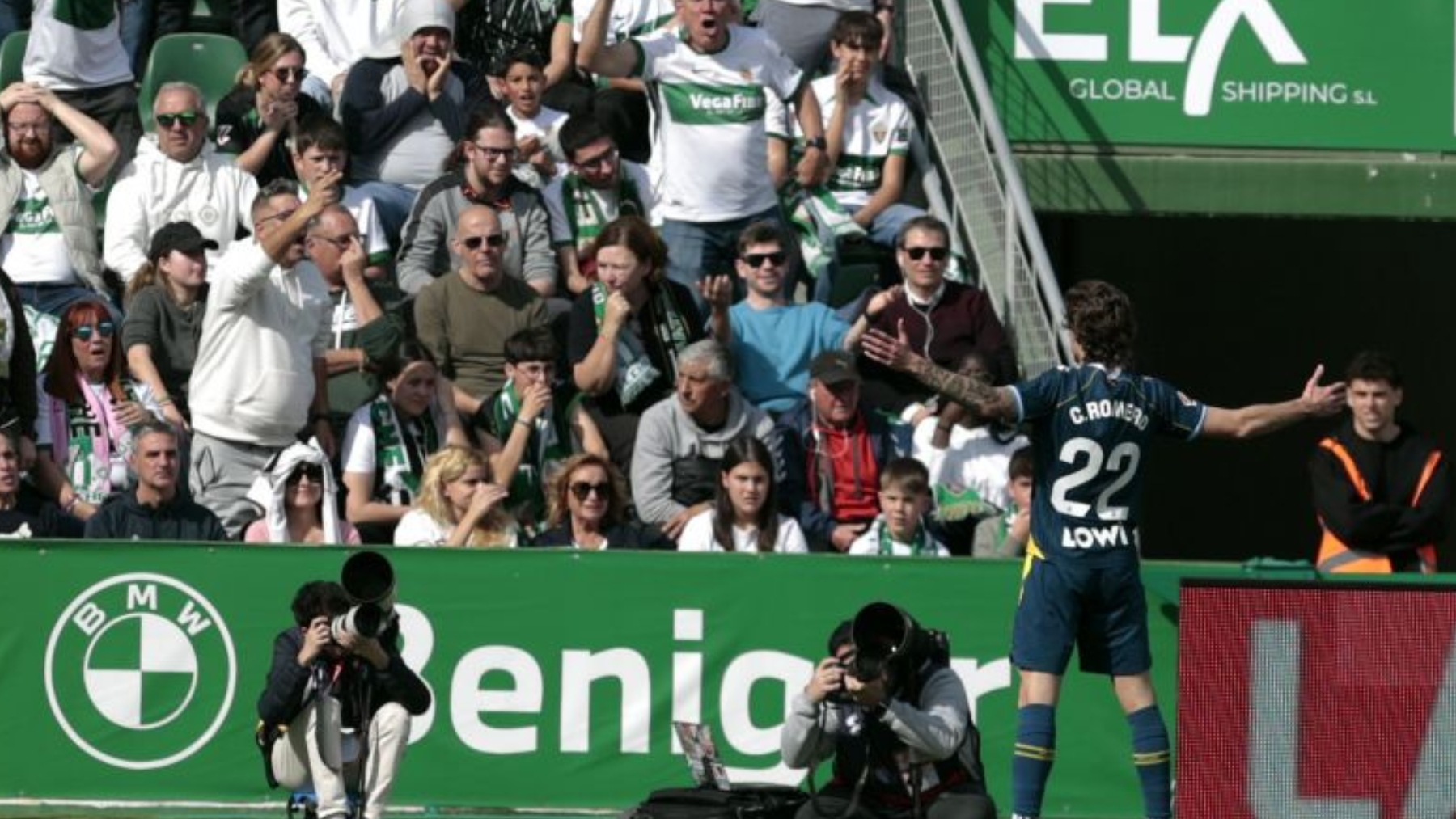Elche – RCD Espanyol: La polémica dejó de nuevo sin premio al Espanyol (2-2) 3 celebracion carlos romero elche espanyol