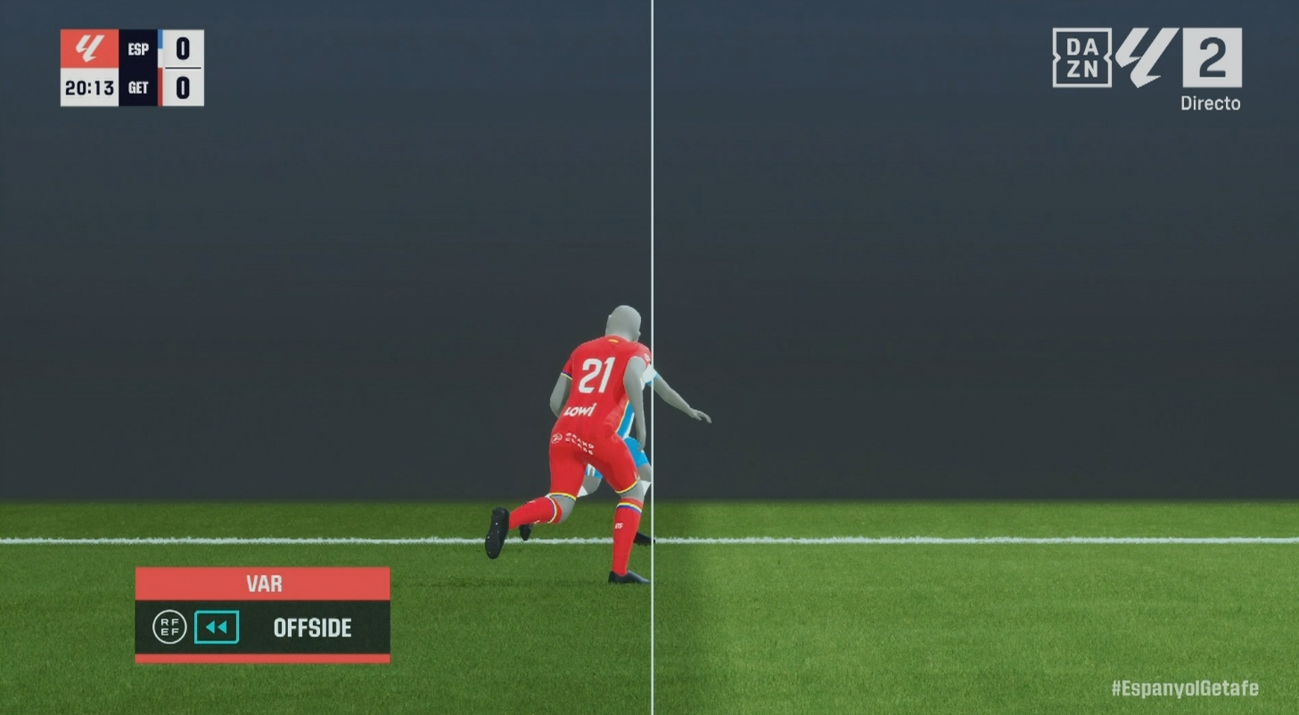 fuera de juego espanyol getafe