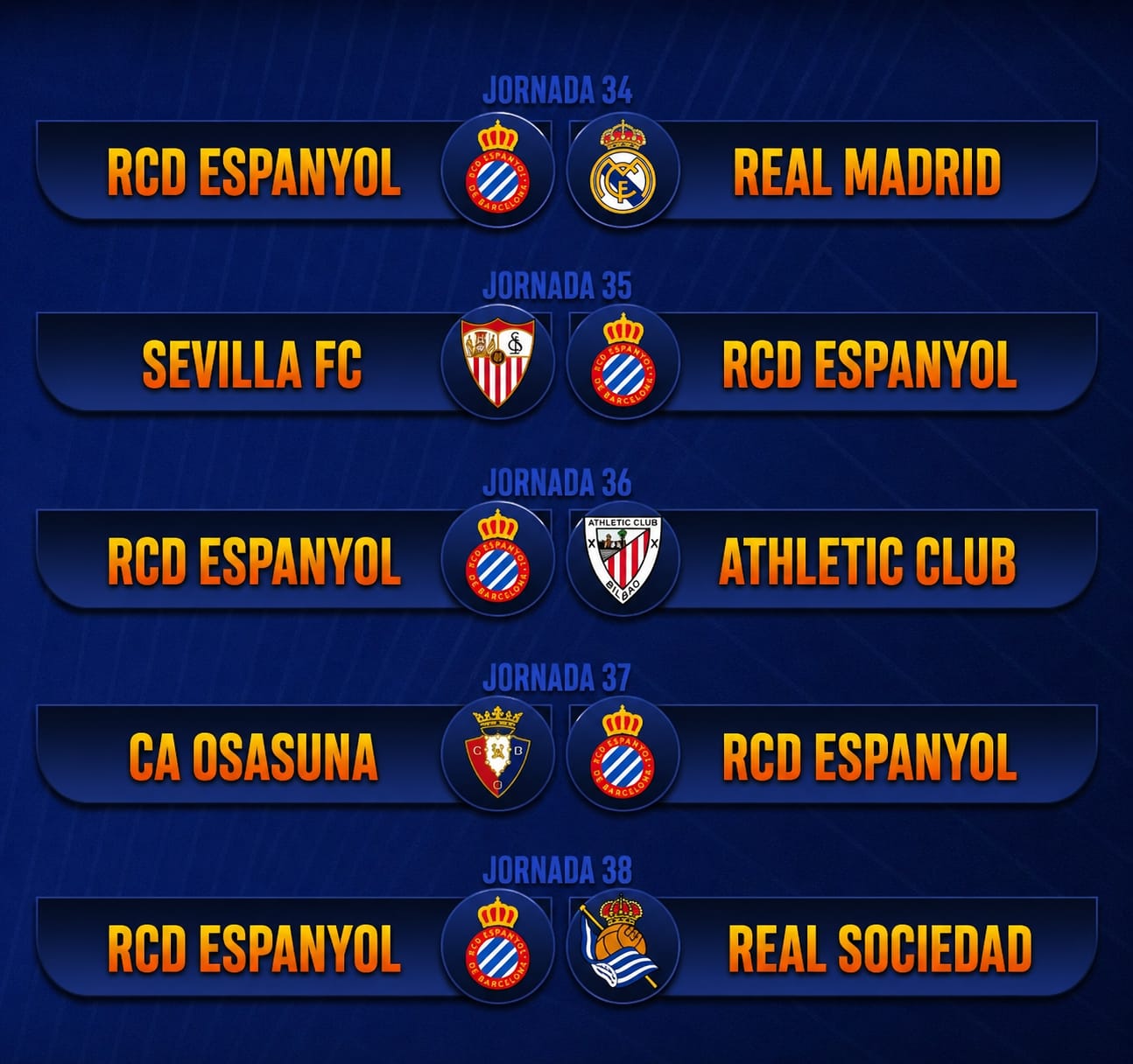 calendario espanyol