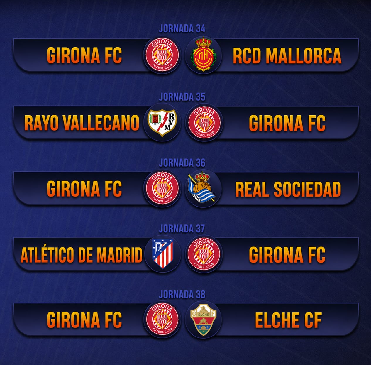 calendario girona
