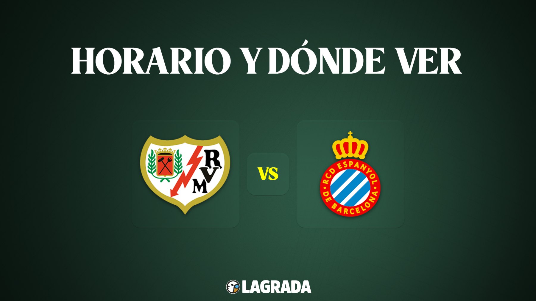 horario donde ver rayo espanyol