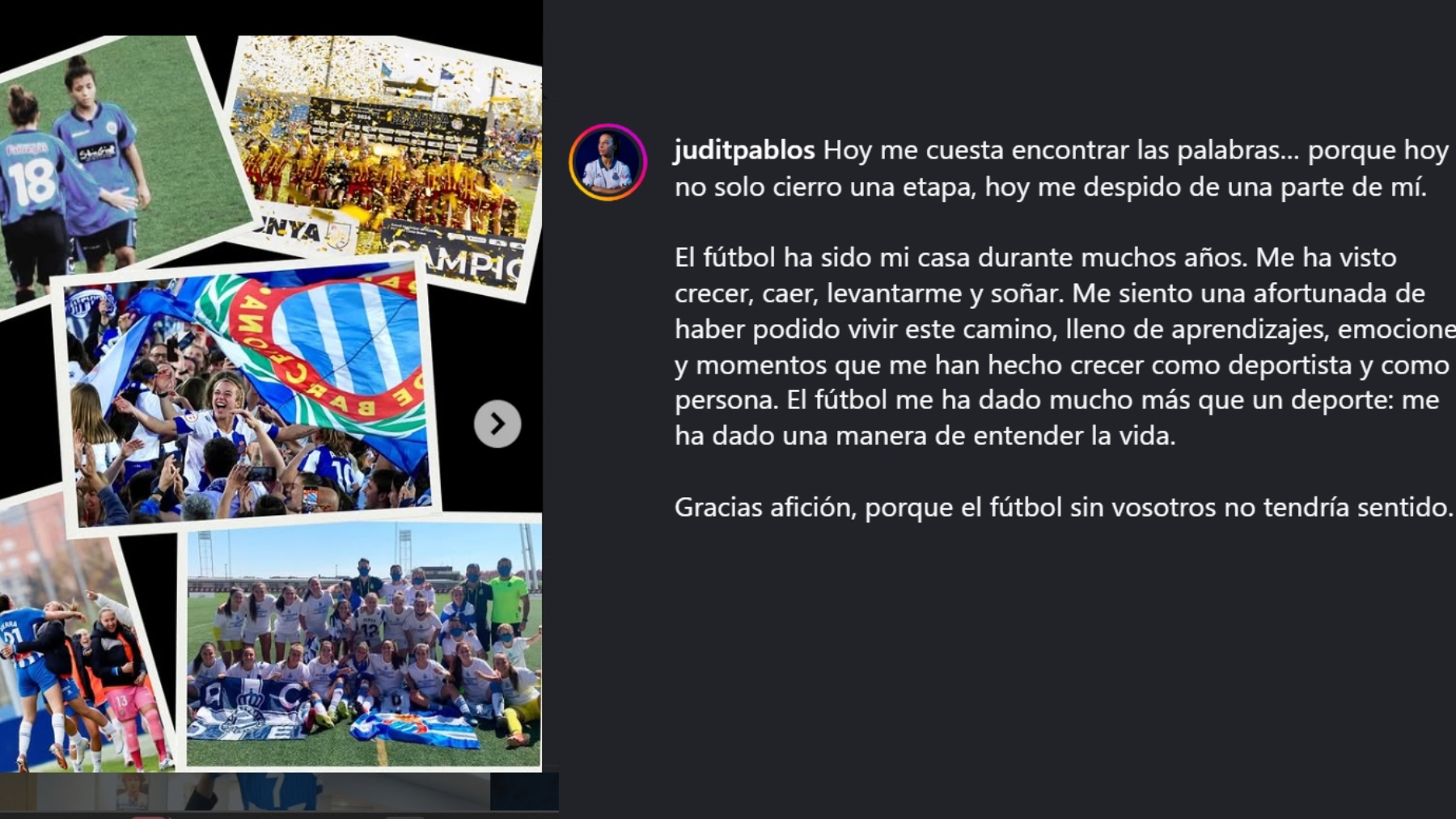 despedida judit pablos