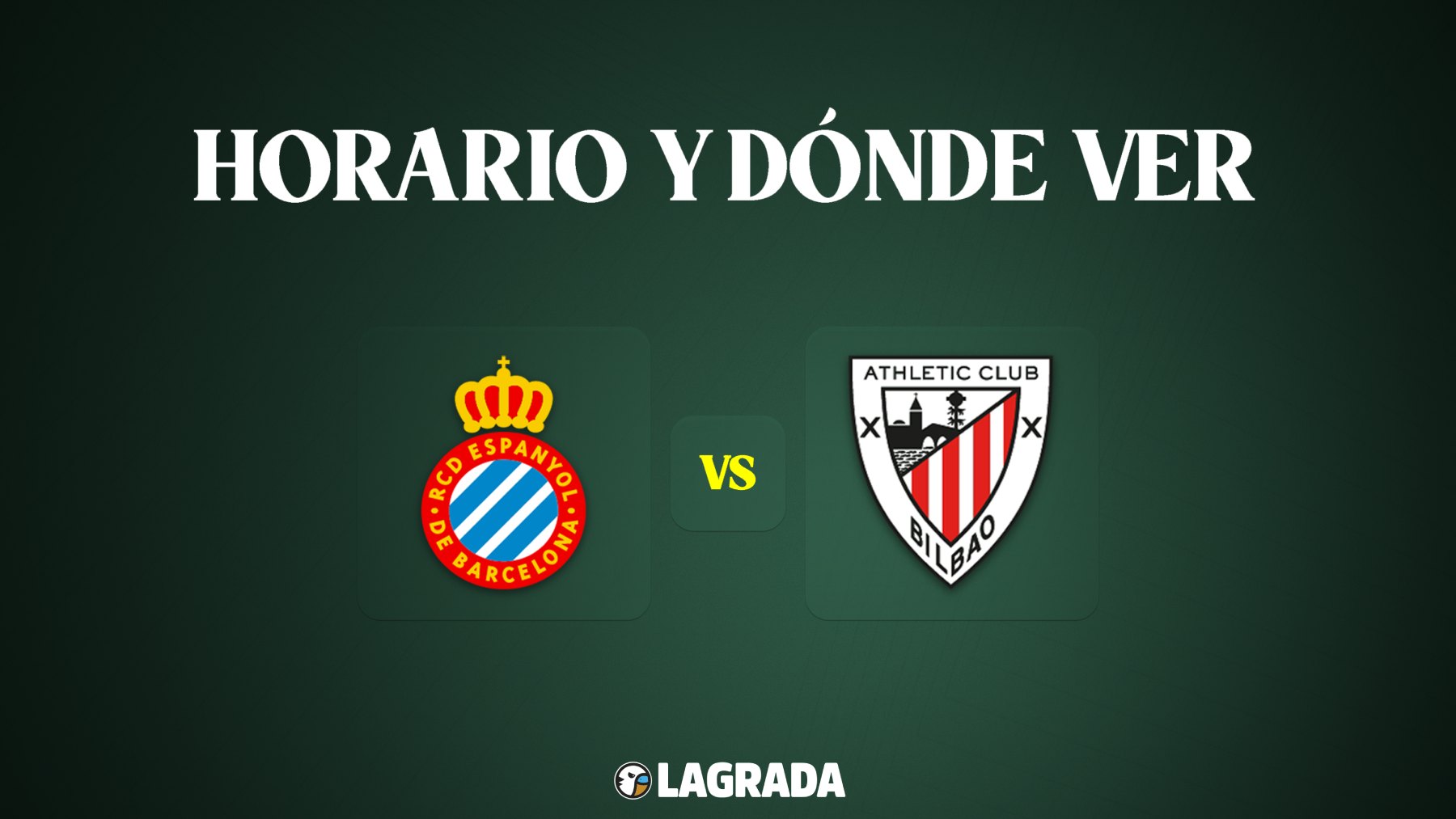 horario donde ver espanyol athletic club