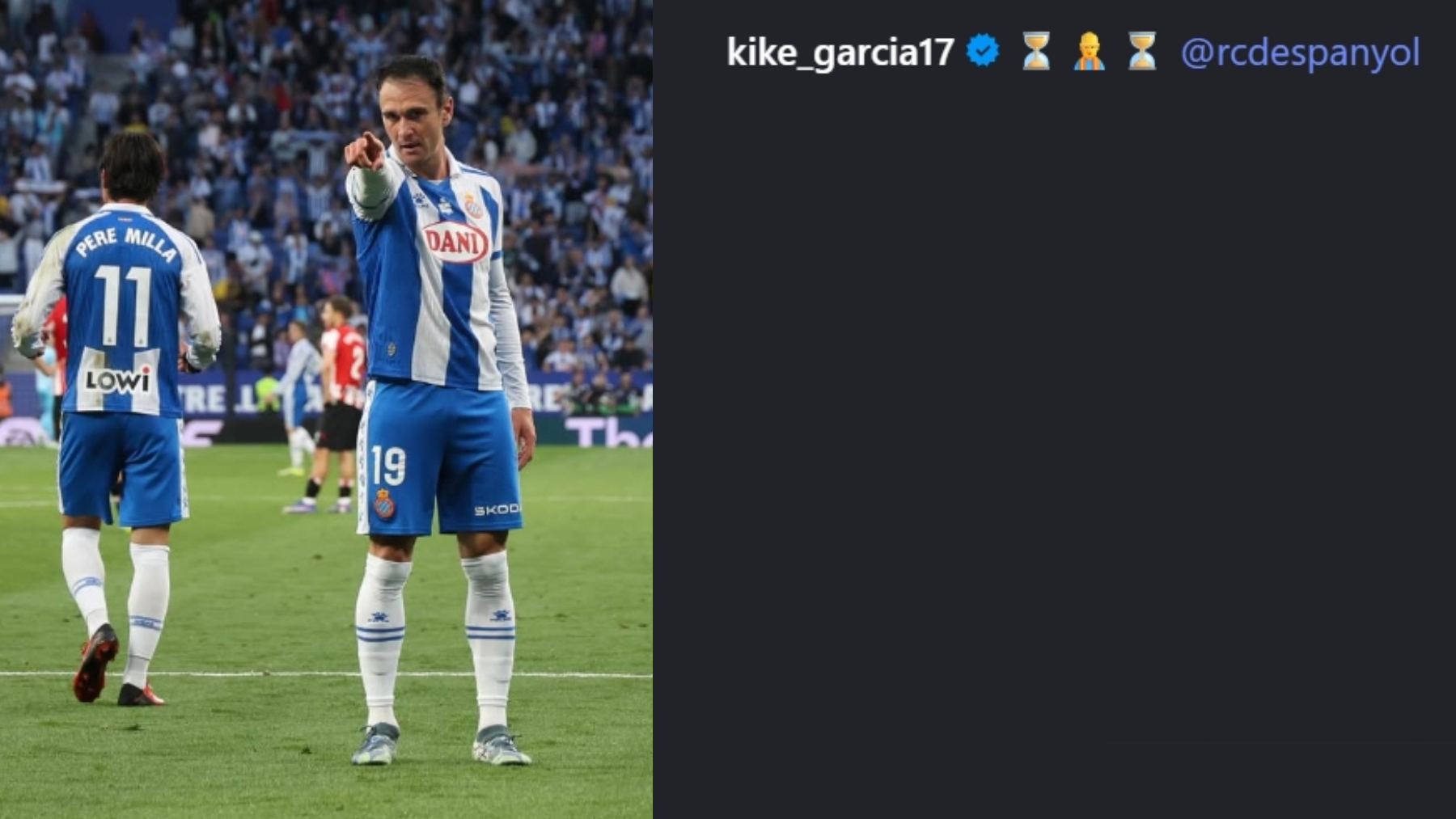 Roberto, Kike García y Marcos Fernández: la pelea por el gol que ya asoma en la pretemporada del Espanyol 3 kike garcia relojes arena