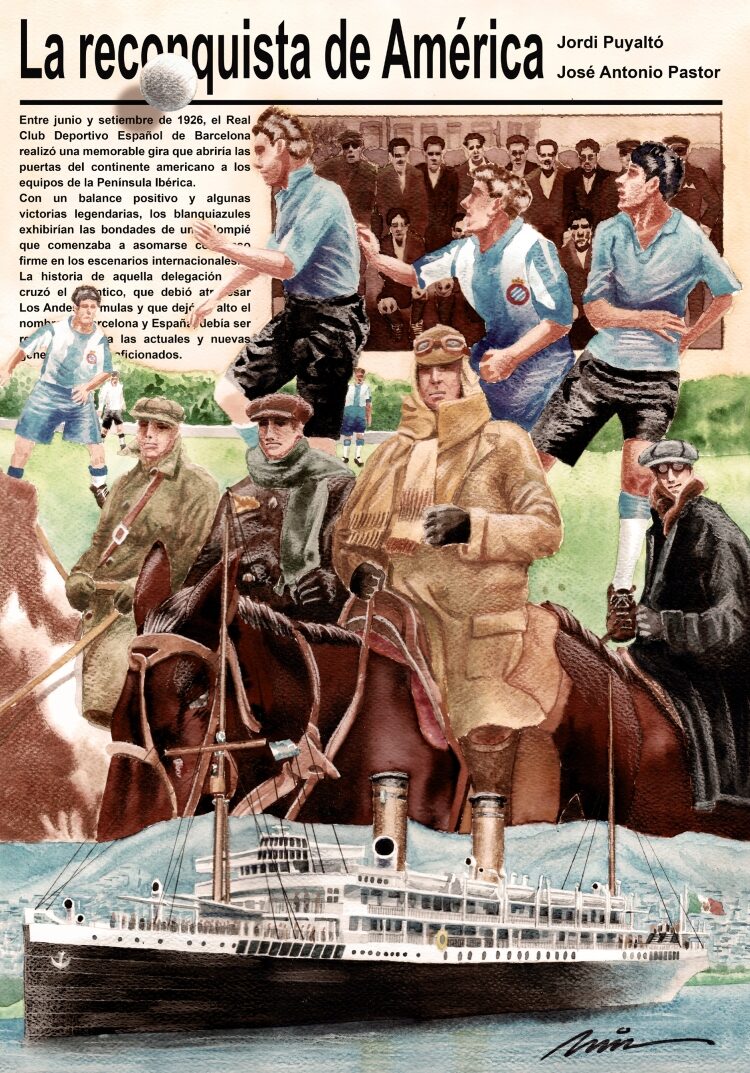 Hoy hace cien años, el 4 de junio de 1926, el Espanyol comenzaba la "reconquista" de América: así fue una gira que hizo historia y abrió caminos 1 la reconquista de america 2 e1780293185135