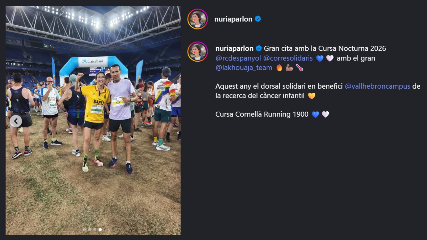 nuria parlon cursa solidaria