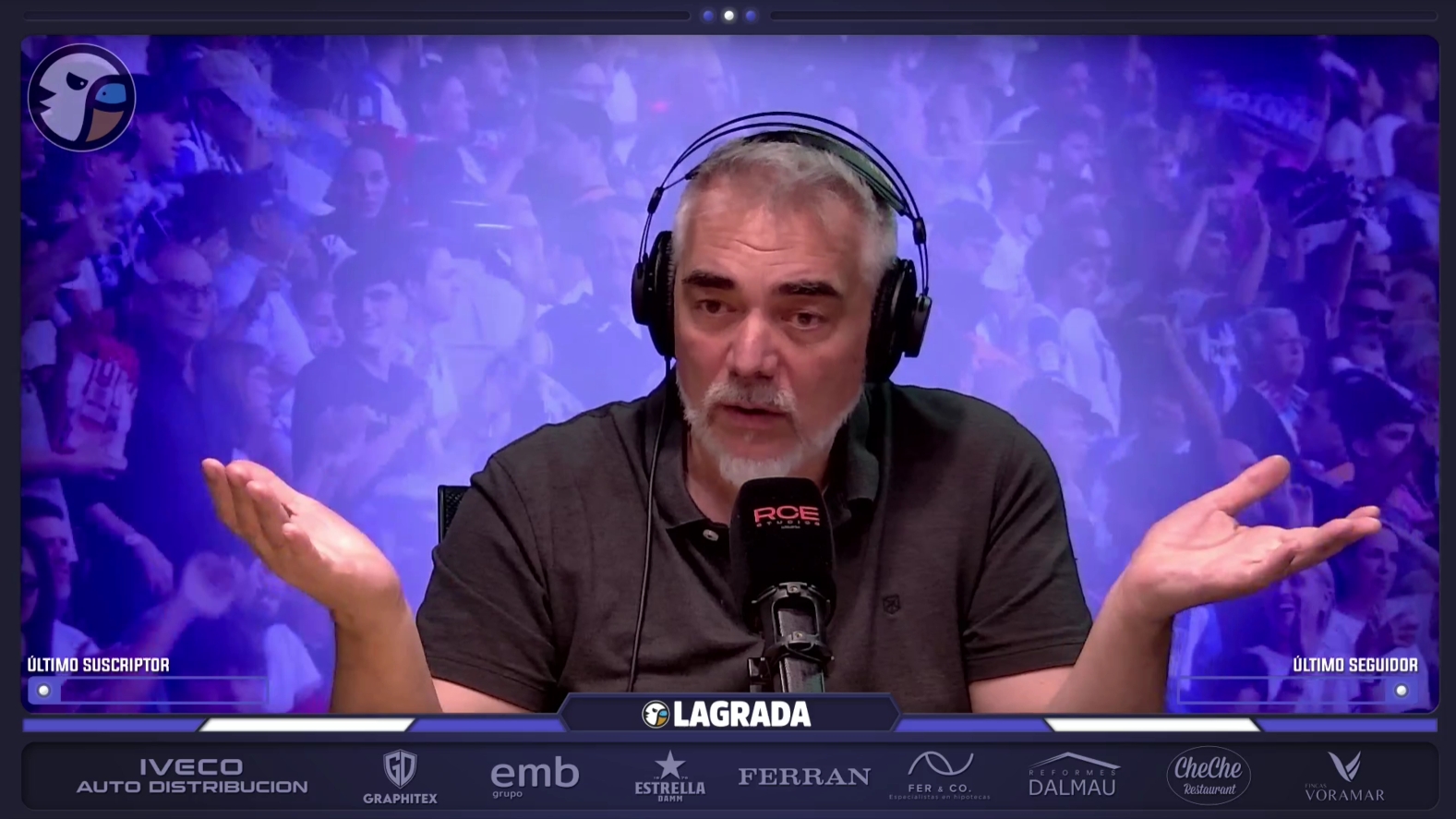 La tertulia analiza el fichaje de Álex Calatrava por el Espanyol: ilusión, también muchas dudas por parte de Navarrete y una llamada clave de Monchi; Javi Hernández, ¿damnificado por su llegada? 4 via grada radio 2