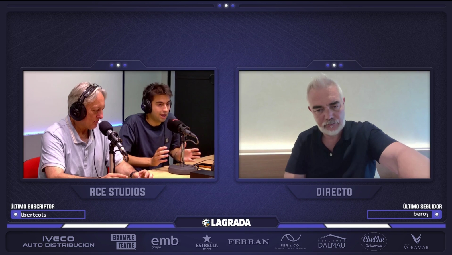 LA TERTULIA | Los cedidos pasan su primer examen; el Espanyol suma mil socios en un día y la APMAE pide a Alan Pace, que busca capital para impulsar el proyecto, que explique su hoja de ruta 3 david andres grada radio