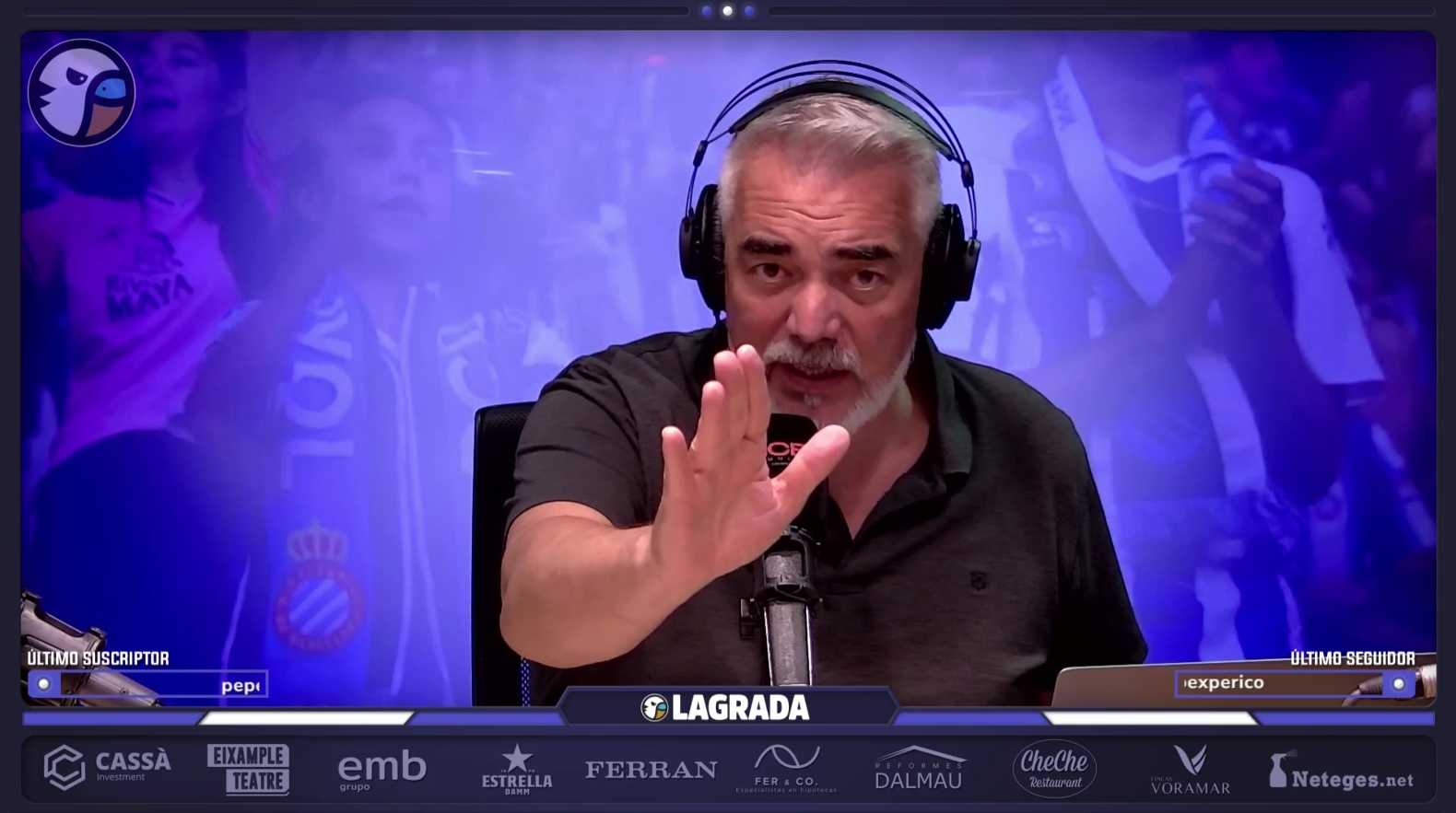 La tertulia de LaGrada Ràdio aprieta a la propiedad del Espanyol: faltan fichajes, sobran dudas y Manolo vuelve a quedar en medio; Via se pregunta si habría sido mejor empezar una etapa nueva en el banquillo 3 francesc via grada radio 4