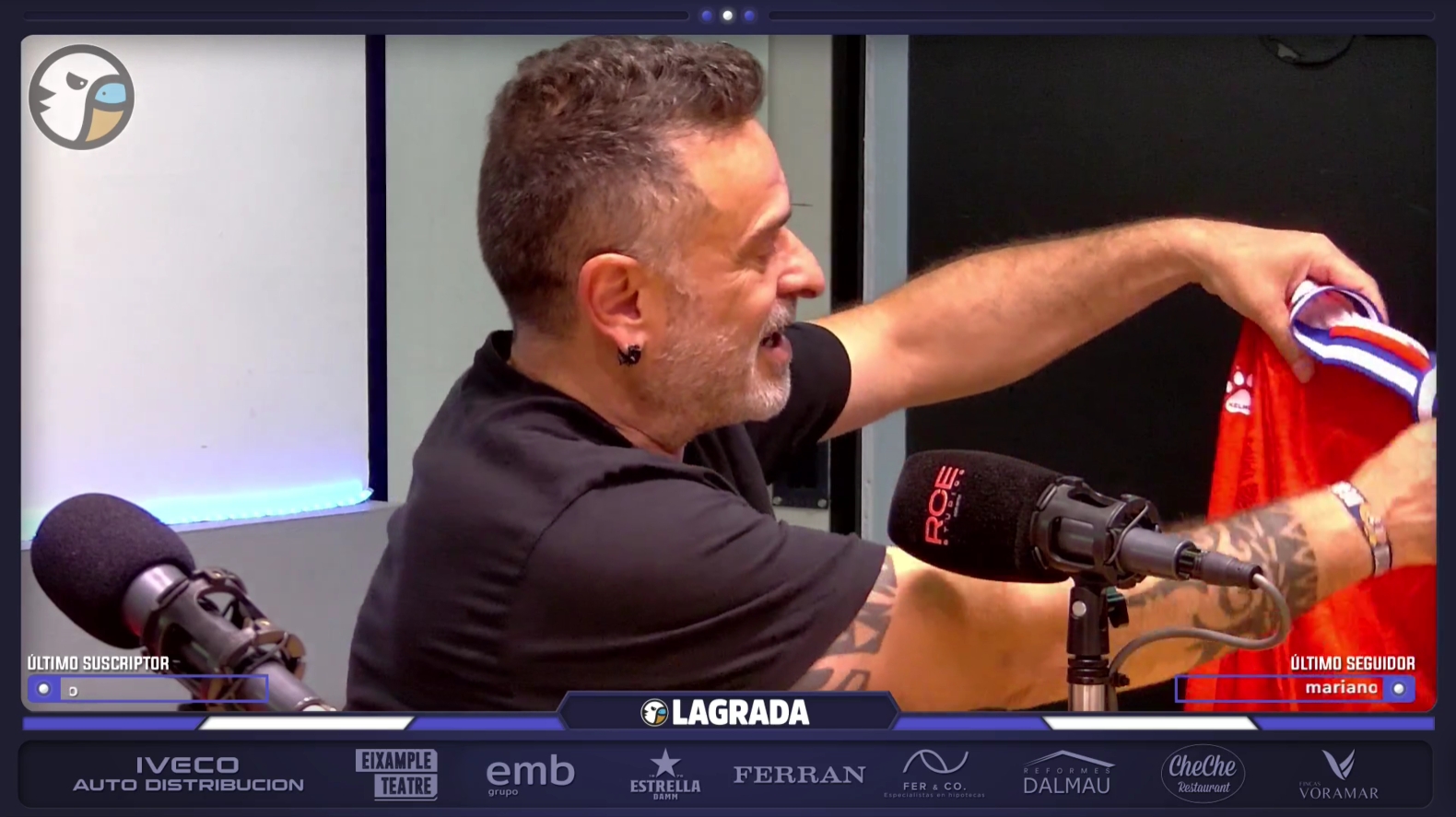 Hoy en 'La Grada Ràdio' | La nueva camiseta roja del Espanyol abre el debate, Via la llama “una castaña”, Tsygankov exige paciencia y Pablo Ramón, una salida que genera debate 2 mateu ponce camiseta