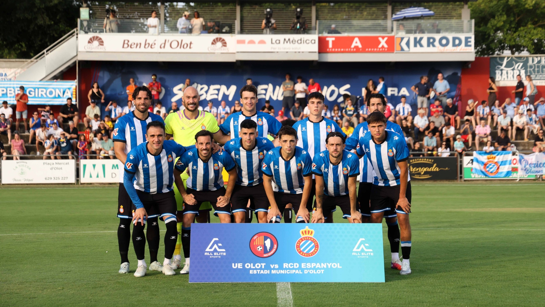 Olot - Espanyol: Primer ensayo con buenas sensaciones (0-3) 2 once inicial olot espanyol pretemporada 26 27