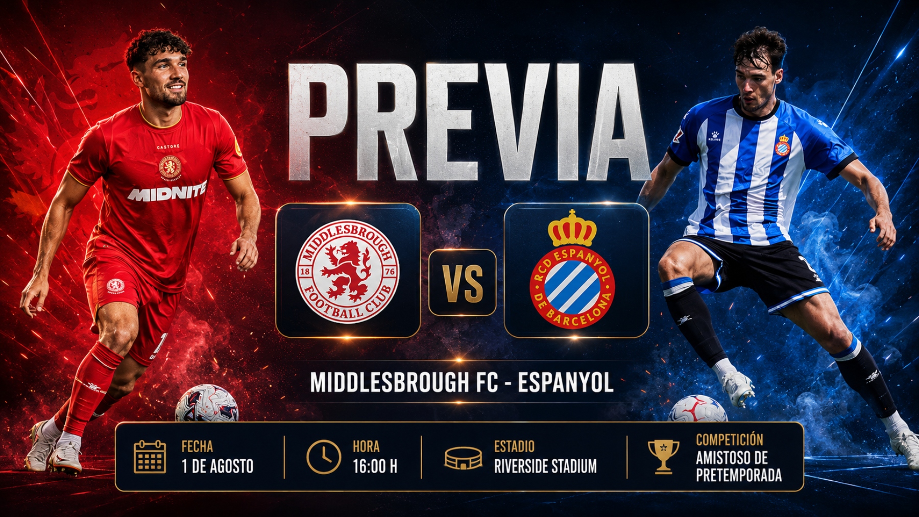 previa middlesbrough espanyol pretemporada 26 27