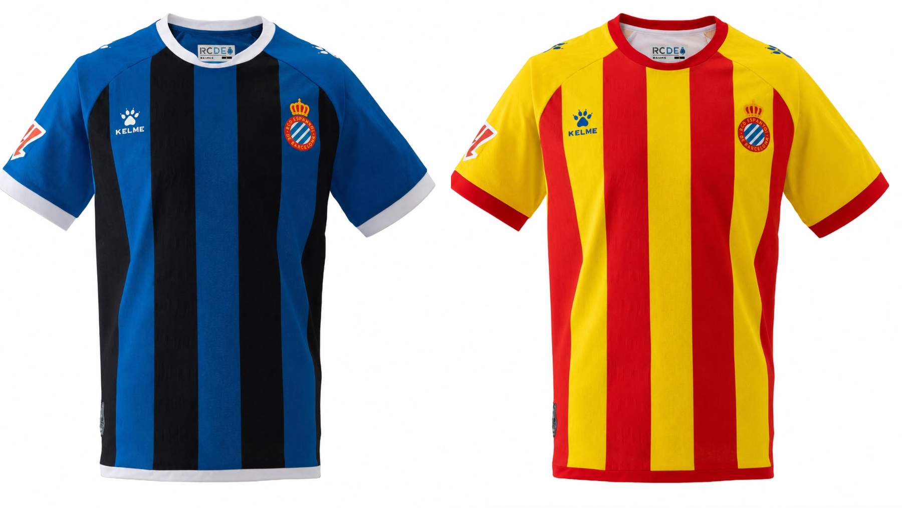 Hoy en 'La Grada Ràdio' | La nueva camiseta roja del Espanyol abre el debate, Via la llama “una castaña”, Tsygankov exige paciencia y Pablo Ramón, una salida que genera debate 3 propuestas camisetas Francesc Via