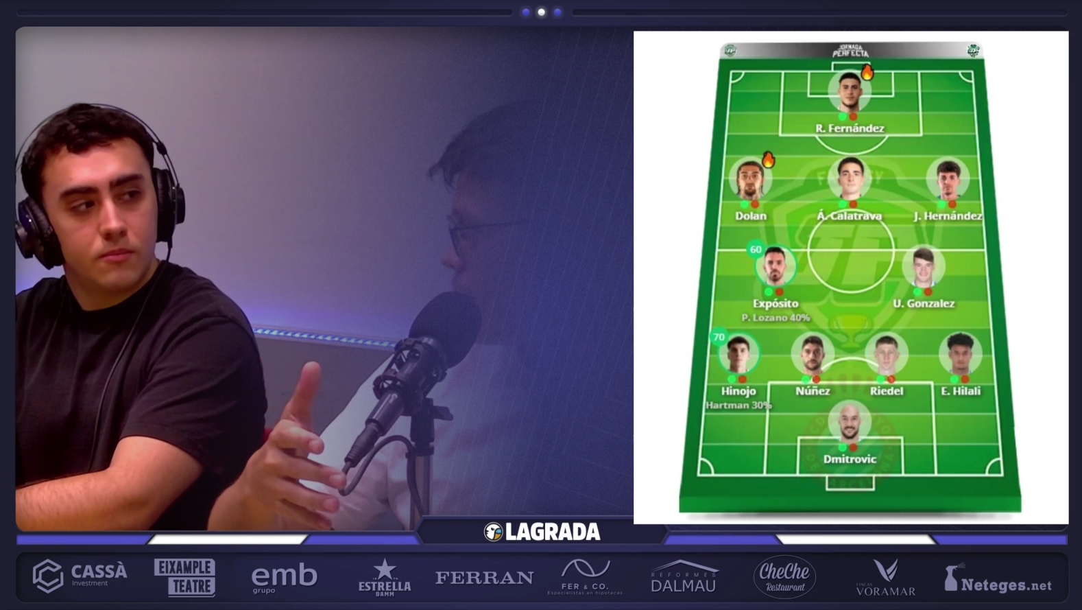 La tertulia debate el patrocinio de ARCTEMPUS: paciencia con Pace, dudas y una elección que sorprende; las claves para hacer daño al Madrid y las grandes dudas en el once del Espanyol 5 alineacion espanyol madrid