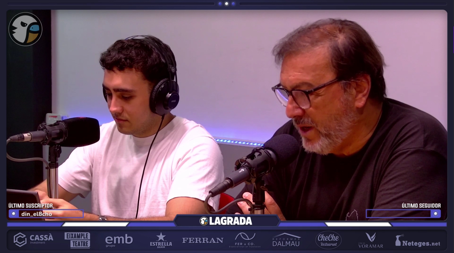 La tertulia se moja antes del estreno: debate con el posible once ante el Levante: Roberto o Marcos, Hartman o Hinojo; Alberto Cortés, de ‘Futbol Esloveno’, avala con fuerza a Vanja Drkušić; y llegan los pronósticos: posición final del Espanyol, MVP, máximo goleador, revelación, decepción y mejor fichaje 2 angel bergada grada radio