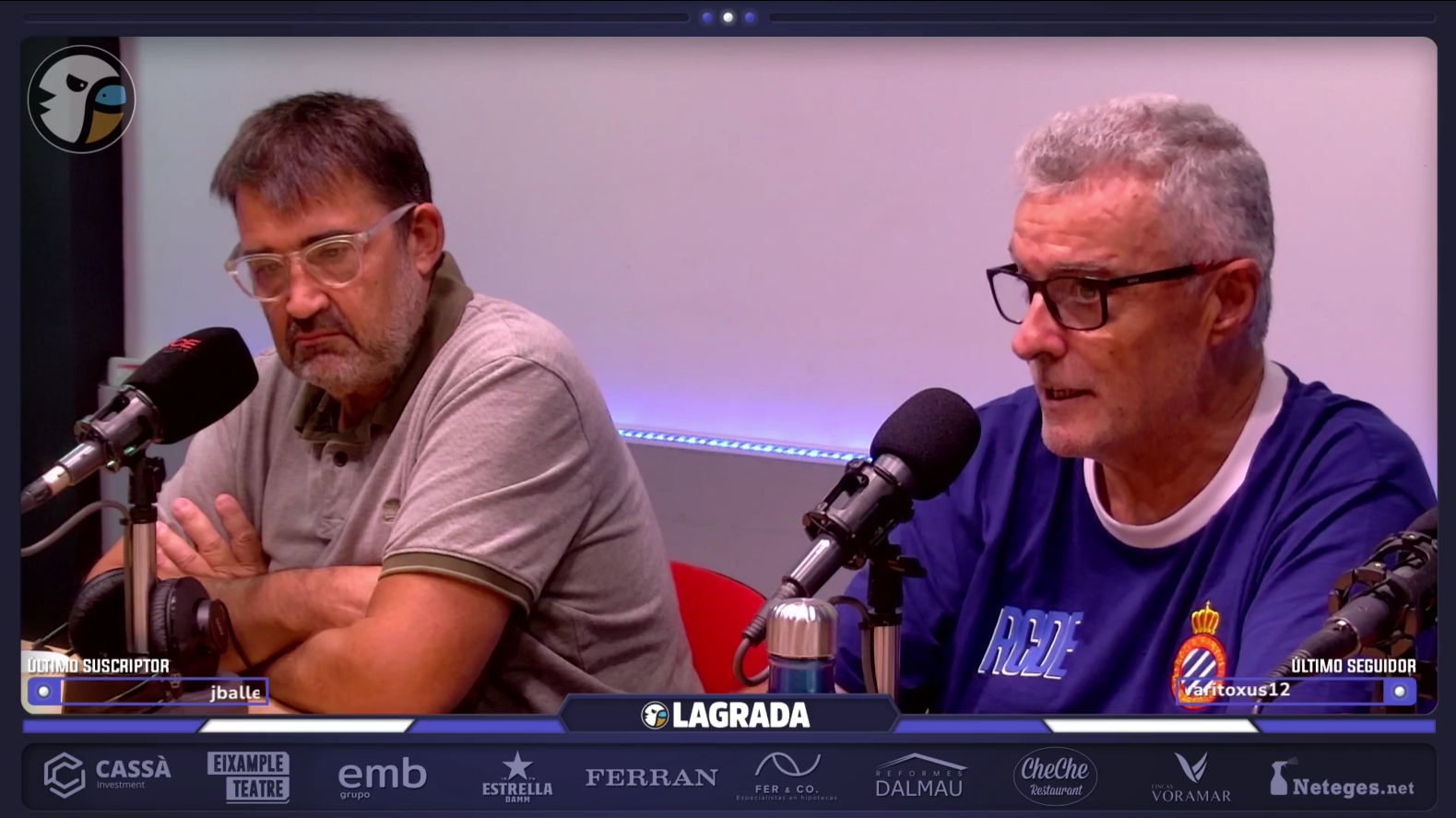 La tertulia de LaGrada Ràdio: Bryan Zaragoza ya tiene el "here we go" y el Espanyol ilusiona en el césped, pero no en los despachos; Roberto Benito analiza el nuevo RCDE de Manolo González: la Hypermotion como mercado natural 4 bachs grada radio
