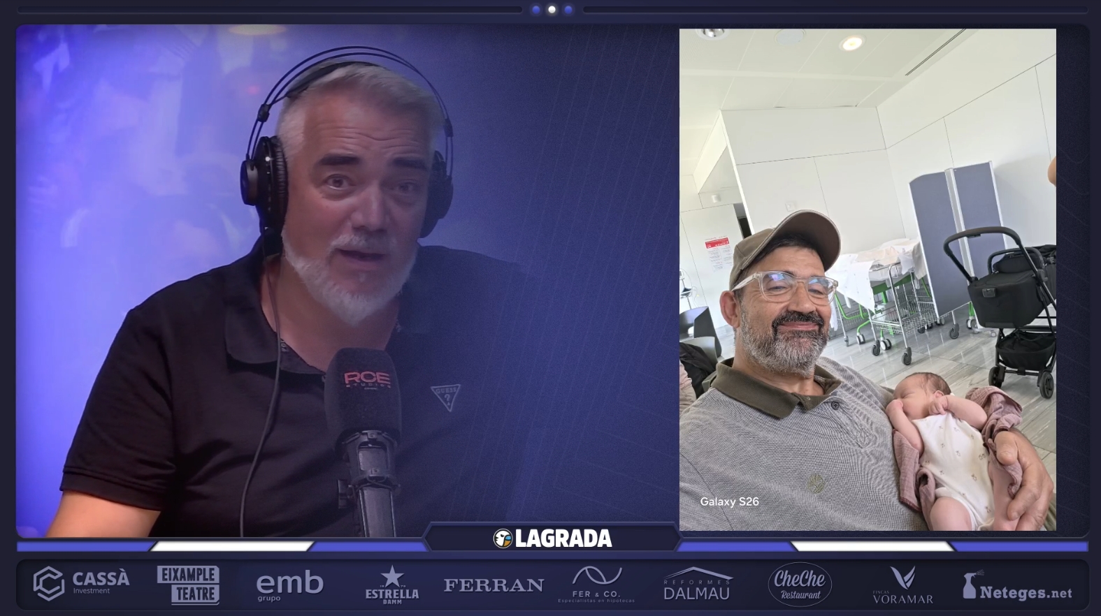 De la toxicidad en redes al patrocinador del Espanyol: la tertulia pone el foco en la pelea perica, la camiseta ante el Real Madrid y el cambio en la dirección deportiva con Monchi; abrimos teléfonos para conocer el estado de ánimo del perico 3 jordi bachs grada radio