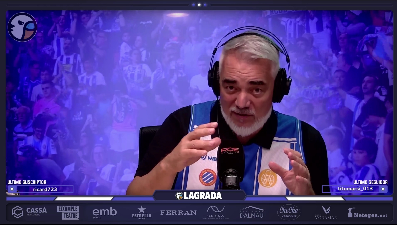 La tertulia de LaGrada Ràdio analiza al Espanyol: Bryan Zaragoza, el peligro de la Real Sociedad y el efecto Monchi; la decisión de 'Q' Hartman y un mercado que, salvo sorpresa, parece tener ya poco recorrido 4 via grada radio 7