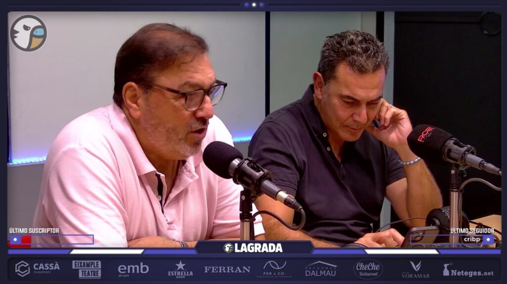 La tertulia de La Grada Ràdio | De los 'antimanolistas' a los 'antimonchistas': el chat acusa a Monchi de culé y Bergadà clama contra una parte del entorno; los datos de Chiquidatos que ponen deberes al Espanyol 4 bergada grada radio