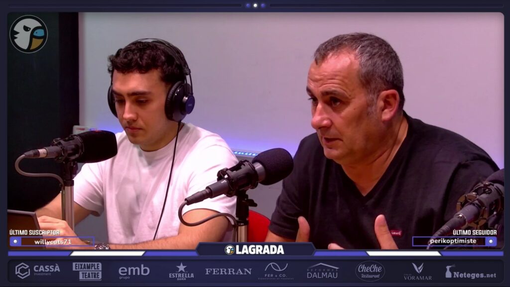 Debate en la tertulia antes del Osasuna - Espanyol: Cabrera divide a la mesa, Via recuerda cómo vivió la etapa perica de Ramis y Navarrete pide menos cambios a Manolo: "No podemos seguir haciendo experimentos" 5 dalmau grada radio