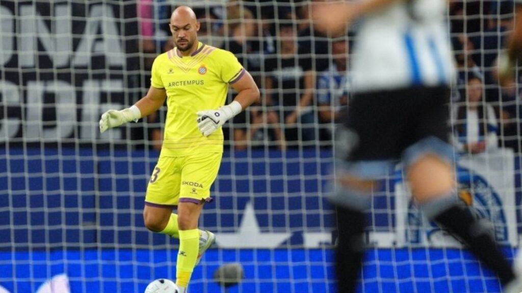 La portería vuelve a abrir un debate en el Espanyol: Dmitrović, Fortuño y una competencia que nunca llegó 8 dmitrovic espanyol elche 26 27